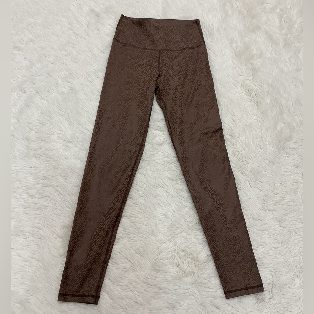 AERIE - Brown Textured High-Waist Leggings